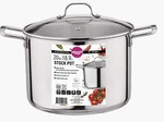 Gourmet Edge Stock Pot Stainless Steel Cooking With Lid, Silver- 20 Quart. Fixed Price $69.04.