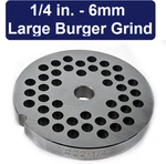 #22 Reversible Meat Grinder Plate, Cozzini Cutlery Imports, (1/4 Inch 6MM). Fixed Price $22.95.