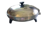 Rena Ware Lg 14 Electric Skillet Stainless Steel Liquid Core With Lid And Cord. Fixed Price $39.99.