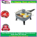Electric Frying Pan With Glass Lid Cooking Skillet Small Mini Portable. Fixed Price $27.99.