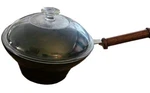 Vintage Rival Electric Mini Wok Model 5209 Glass Lid Cord Incl. Fixed Price $19.99.