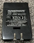 Vintage Farberware B3000 Electric Skillet Power Control Plug Replacement Cover. Fixed Price $10.99.