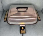 Miracle Maid Electric Skillet #3661 West Bend Vintage Works Great. Fixed Price $50.00.