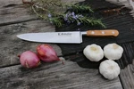 Sabatier 8 In Carbon Steel , Chefs Knife . Olivewood Handle Made France. Fixed Price $88.50.
