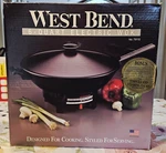 West Bend Electric Wok 6 Qt Tempura/steaming Rack Model 79110 Usa Vintage 1992. Fixed Price $69.99.