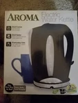 Aroma Electric Water Kettle AWK-108 Auto Shut Off Black. Brand New Never Used. Fixed Price $29.74.