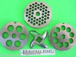 Size #8 Combo Set. 4 Grinding Plates Discs For Rival Model 2300 Meat Grinder. Fixed Price $39.75.