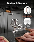 Manual Meat Grinder, Food For Beef Chili Pork Kitchen Tabletop. Fixed Price $68.96.