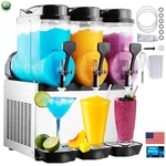 Tecspace Commercial 110V 1100W 3 Tanks 45L Frozen Drink Slushy Making Machine. Fixed Price $1295.99.