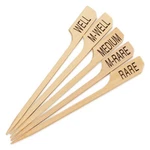 Steak Marker Doness Wood Paddle Picks Skewers 3.5" Bamboomn Food. Fixed Price $20.27.