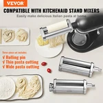 Pasta Attachment For Kitchenaid Stand Mixer, 3PCS. Fixed Price $85.93.