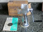 Vintage Rival Chrome Grind-o-mat #ak 358 Original Box Meat Grinder/food Chopper. Fixed Price $18.95.