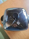 Farberware Electric Skillet With Lid Inches #FS12B Square Non Stick 2007. Fixed Price $29.98.