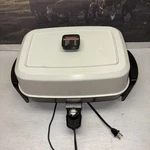 Vintage Presto 15" Electric Skillet, High Dome Immersible Fry Pan Large Retro. Fixed Price $45.00.