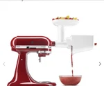 Kitchenaid Fruit Vegetable Strainer Stand Mixer Attachment With Food Tray. Fixed Price $100.00.