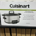 Cuisinart MSC-600 3-IN-1 6-QUART Multi-cooker Slow Brown Saute Steam. Fixed Price $159.99.
