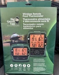 Big Green Egg Wireless Remote Digital Food Thermometer, 128003 New Open Box. Fixed Price $104.50.