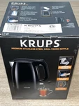 Krups 10-CUP 1.5 Premium Cool Touch Kettle With Heat Protection Black Nib. Fixed Price $39.95.