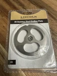 #8 Stainless Steel Stuffing Plate Lincoln Outfitters Sku #31200044. Fixed Price $12.74.