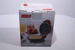 Dash Mini 4" Maker Non Stick 350 Watts Red Makes Tiny Waffles!. Fixed Price $5.00.