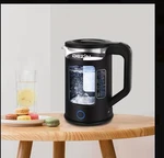 Adorable Glass Electric Tea Kettle - Stainless Steel With Blue Led Light/. Fixed Price $28.00.