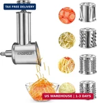 Stainless Steel Slicer Shredder Attachment For Kitchenaid Mixer Cheese Grater. Fixed Price $57.98.