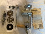Vintage Keystone No 1-0 Food Meat Grinder Chopper Manual Hand Crank W/ 3 Blades. Fixed Price $17.14.