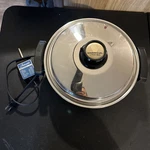 Kitchen Craft West Bend Liquid Core Stainless Electric Skillet 11" 900W Usa Nib. Fixed Price $54.99.