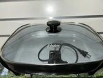 Oster CKSTSKFM16WTECO Titanium Infused Duraceramic Electric Skillet. Fixed Price $55.00.