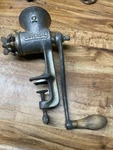 Vintage No. 2 Universal Food Chopper Lf&c, Hand Crank Meat Grinder. Fixed Price $14.98.
