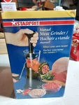 Starfrit Manual Meat Grinder Sausage Maker New Box.. Fixed Price $24.99.