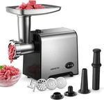 Heavy Duty Electric Meat Grinder With Sausage Stuffer Maker & Kubbe Kit, Food. Fixed Price $108.99.