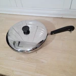 Revere 10" Frying Pan Skillet Cooper Bottom With Lid Used Same Day Shipping. Fixed Price $28.97.