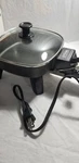 Kitchen Selective Electric Skillet With Glass Lid Small Mini 6X6 Open Box. Fixed Price $19.25.