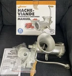 Weston #22 Manual Meat Grinder And Sausage Stuffer, Silver Cast Iron. Fixed Price $34.99.