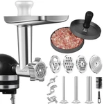 Amzchef Metal Meat Grinder Attachment For Kitchen Aid Stand Mixer Sausage. Fixed Price $52.48.