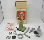 Sears Meat Grinder Food Chopper Vacuum Grip Avocado Green 4977 Original Box. Fixed Price $14.99.