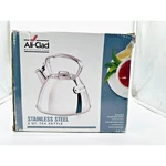 All-clad Stainless Steel 2 Qt Tea Kettle Whistling Stovetop Mirror Finish E86199. Fixed Price $89.99.