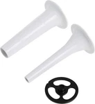 Brand New Model Kitchenaid Ksmssa Stand Mixer Attachment, 2 Tubes, White. Fixed Price $28.25.