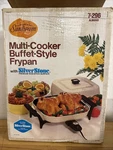 Vintage Sunbeam Multi-cooker Buffet Style Electric Fry Pan Model 7-420 Nib. Fixed Price $45.99.