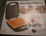 Hamilton Beach 4-WAFFLE Belgian-style Baker Stainless Steel. Fixed Price $47.99.
