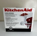 Kitchenaid Fga Food Meat Grinder Attachment For Stand Mixer Open Box. Fixed Price $24.99.