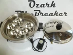 Saladmaster Inch Oil Core Electric Skillet 1150 Watt 120 Volt 7252 Immersible. Fixed Price $175.00.
