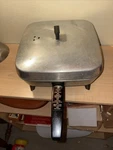 Vintage Dominion Electric Skillet Fry Pan 2251 Aluminum Lid Usa 1100 Watts. Fixed Price $28.50.