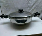 Saladmaster Wok 5QT Versa TP304-316 Surgical Paella Fry Pan 12" Braiser & Lid. Fixed Price $689.98.