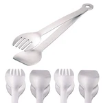 Small Serving 6-INCH Stainless Steel Mini Appetizer Tongs, Set Of 4 (br.... Fixed Price $16.32.