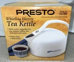 Presto Electric Tea Kettle Model 02703 New Sealed Item. Fixed Price $29.99.