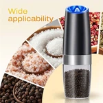Adjustable Coarseness Gravity-sensing Electric Pepper Grinder 2PCS For Home Cook. Fixed Price $39.95.