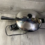 Vintage Farberware B3000 Stainless Steel 12" Electric Skillet Fry Pan Usa Tested. Fixed Price $49.49.