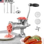 Vevor Manual Meat Grinder, 304 Stainless Steel #12, #12-TABLE Clamp. Fixed Price $135.51.